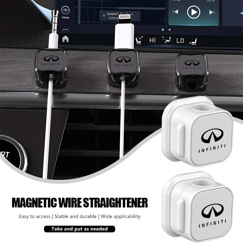 Cable Management Bag - Für Infiniti Kabel-Organizer-Management, magnetische Clips, Organisationshalter