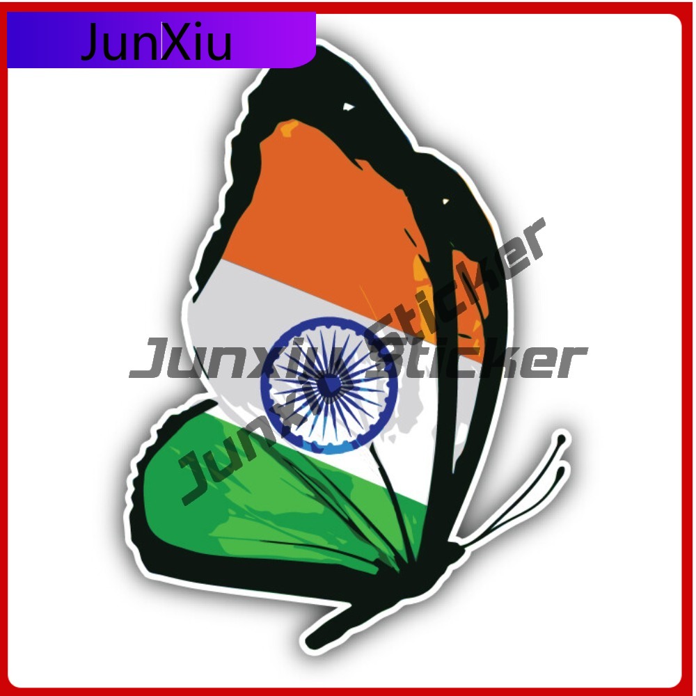 Laptop Accessories India - Indien-Flagge, Schmetterling, einzigartig, hochwertig, lichtbeständig, klassischer