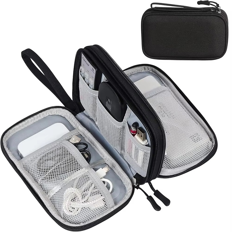 Cable Management Bag - Wasserdichte Aufbewahrungstasche für Datenkabel, Kopfhörer, Maus,
