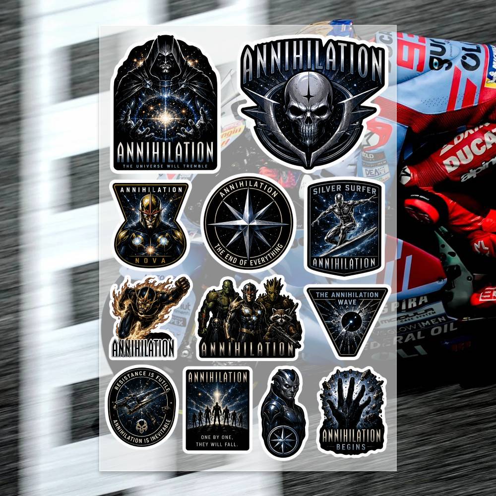 Laptop Accessories Wallpaper - A-nnihilation Aufkleber, Motorrad-Aufkleber, Auto-Karosserie, Stoßstange, Fenster,