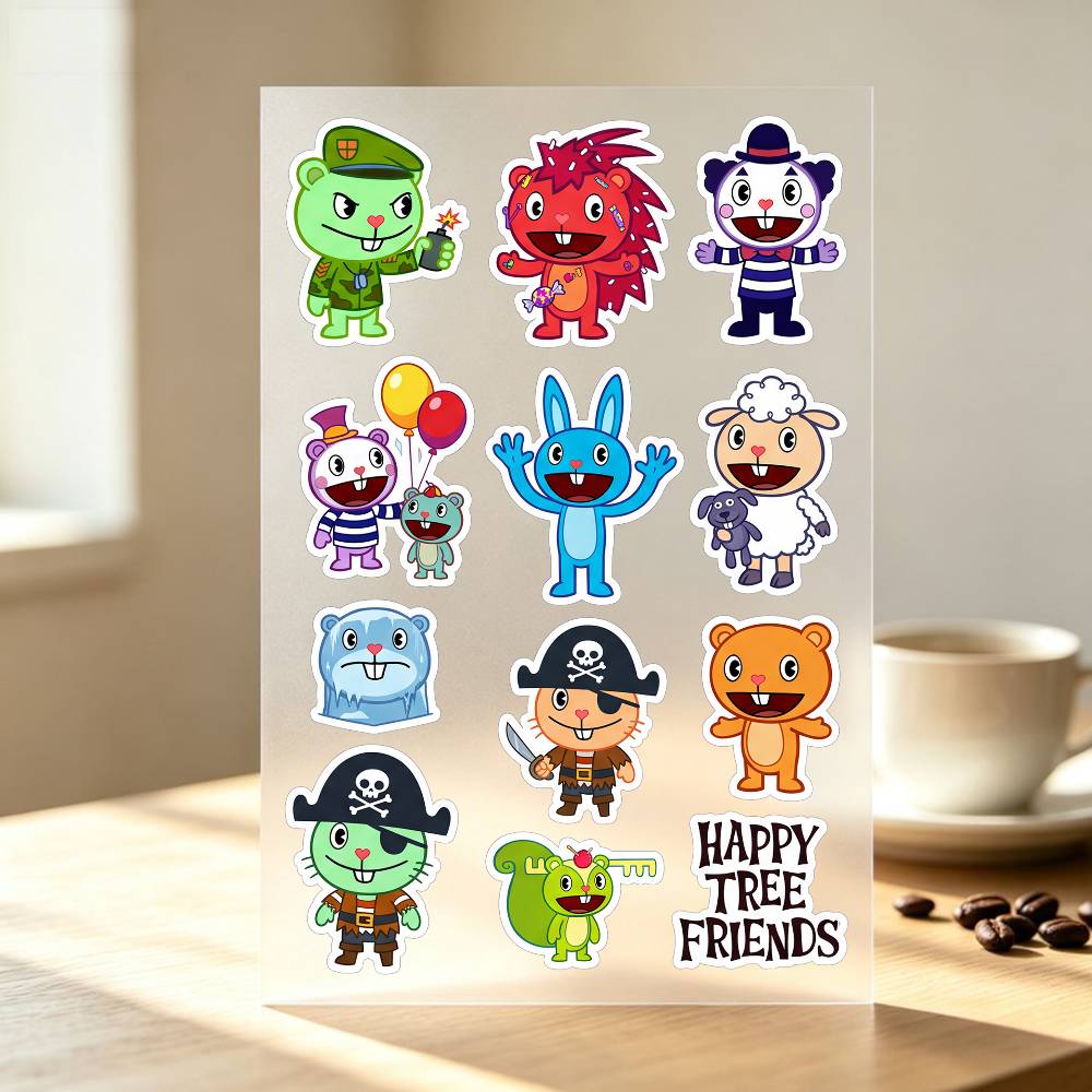 Happy T-ree F-rien-ds Aufklebe – Laptop Accessories Wallpaper Bewertung und Preis