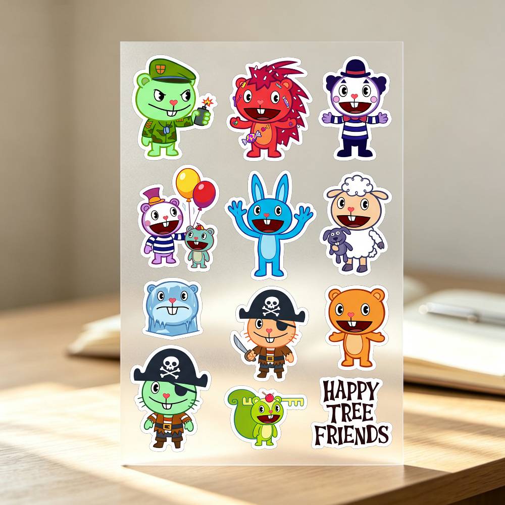 Happy T-ree F-rien-ds Aufklebe – Laptop Accessories Wallpaper Bewertung und Preis