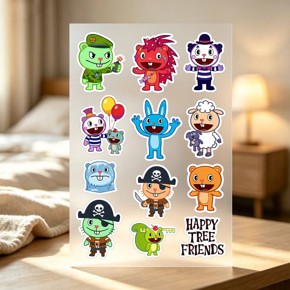Happy T-ree F-rien-ds Aufklebe – Laptop Accessories Wallpaper Bewertung und Preis