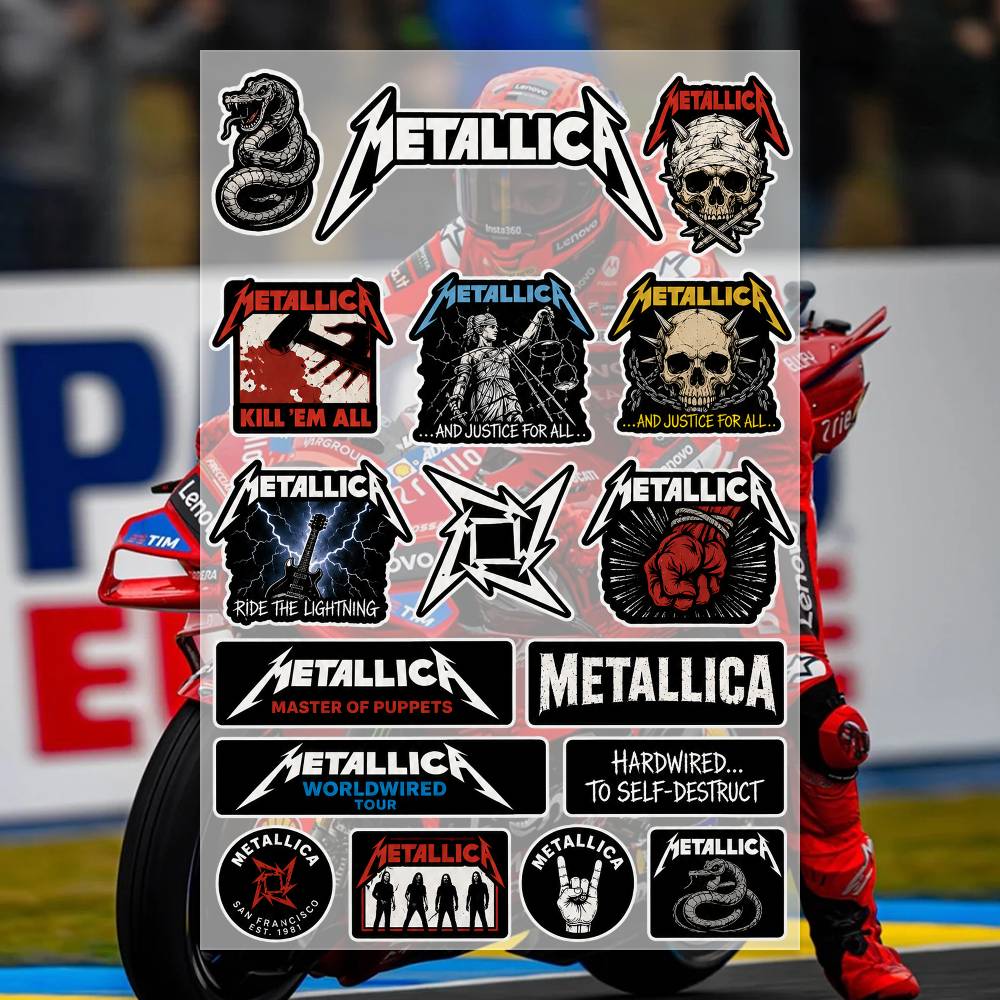 M-Metallica Aufkleber Motorrad – Laptop Accessories Wallpaper Bewertung und Preis
