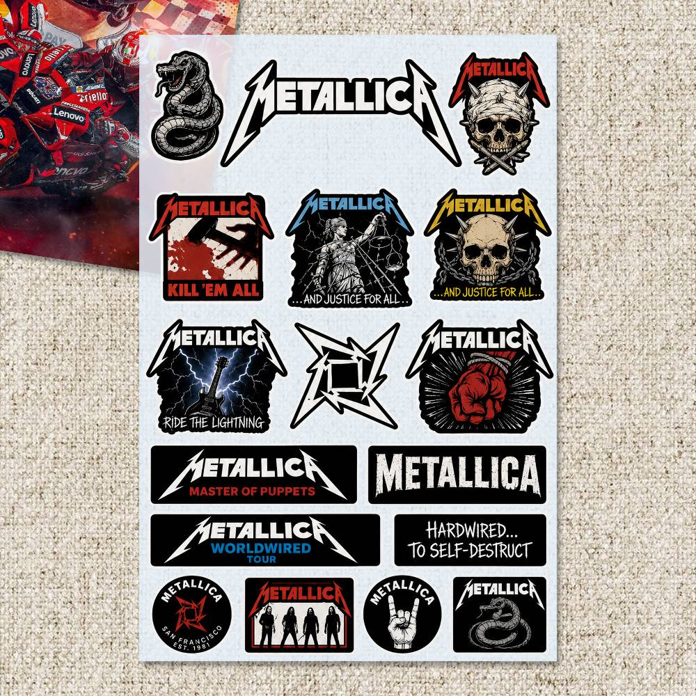 M-Metallica Aufkleber Motorrad – Laptop Accessories Wallpaper Bewertung und Preis