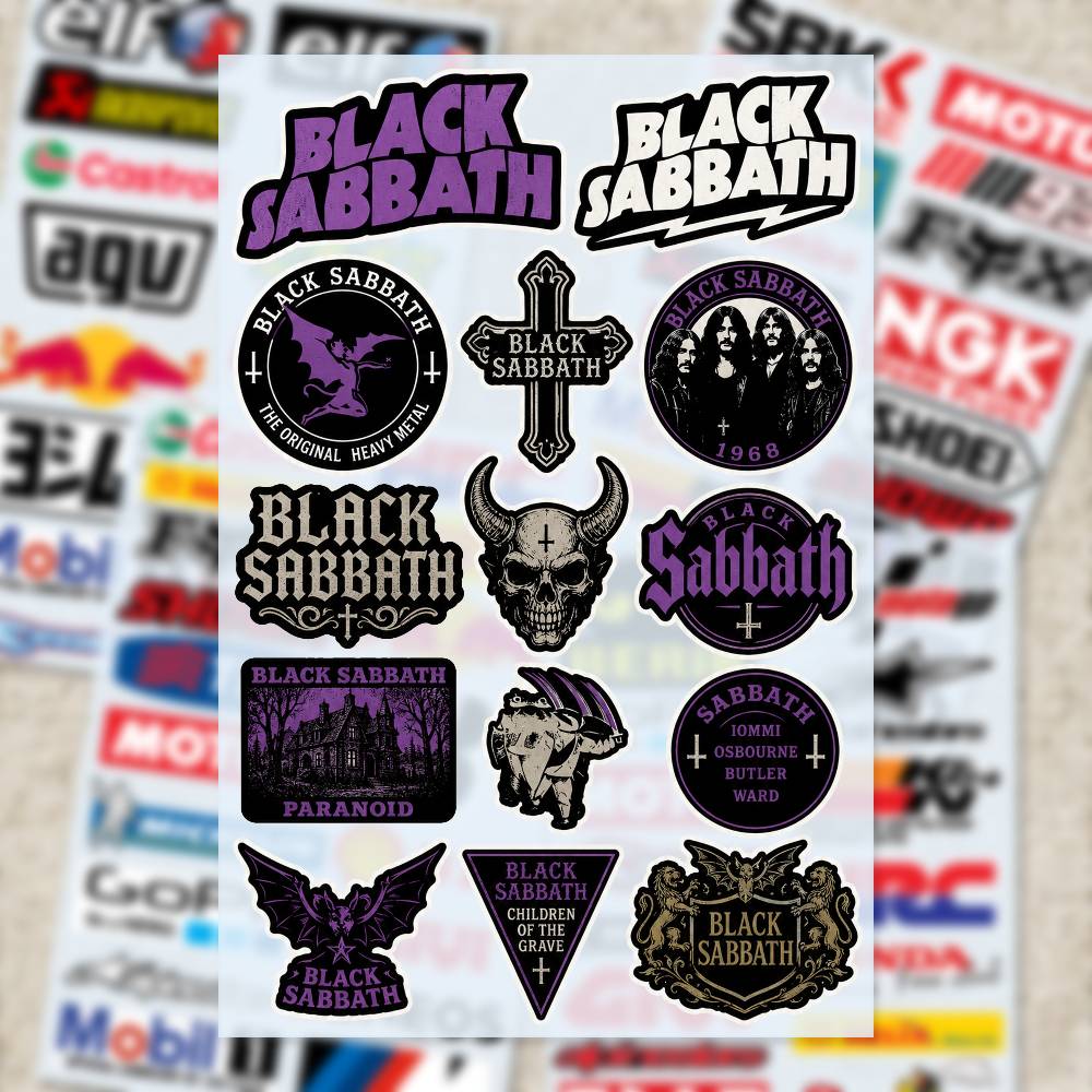 B-LACK S-ABBATH Aufkleber Moto – Laptop Accessories Wallpaper Bewertung und Preis