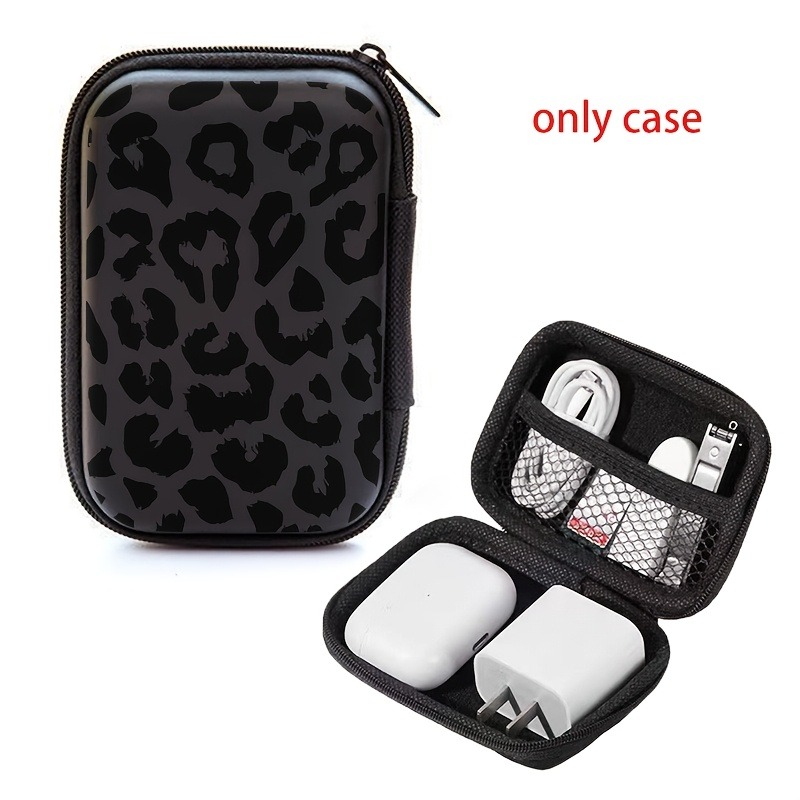Schwarze Leopardenmuster EVA H – Cable Management Bag Bewertung und Preis