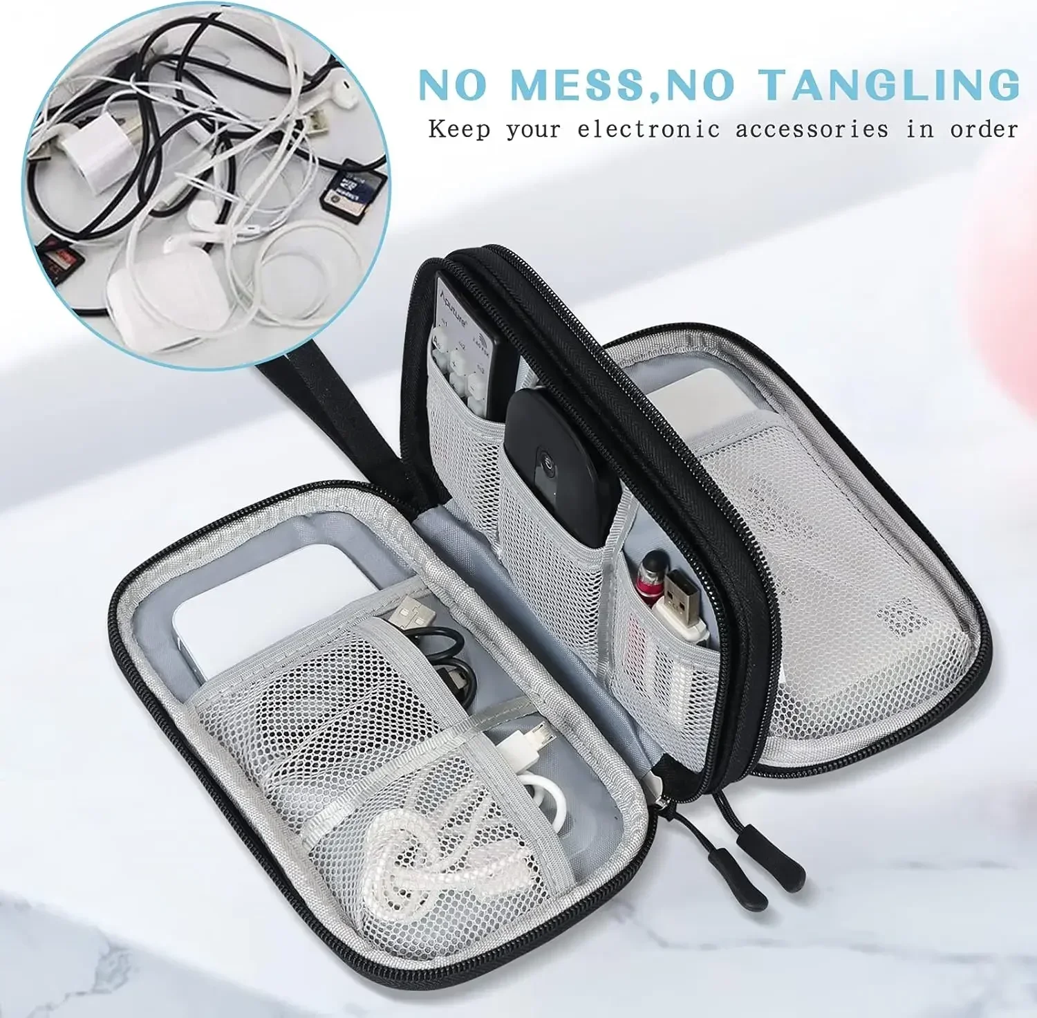 Reise-Kabeltasche Tragbare Dig – Cable Management Bag Bewertung und Preis