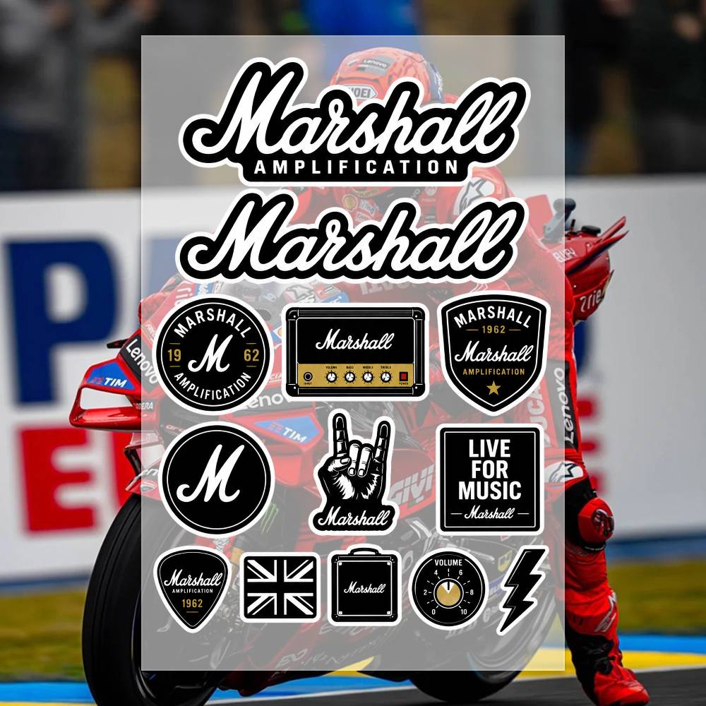 M-arshall Aufkleber Moto Stick – Laptop Accessories Wallpaper Bewertung und Preis
