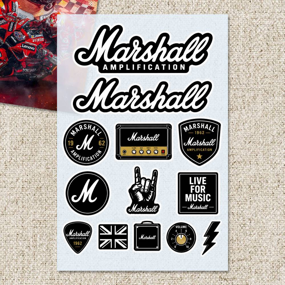 M-arshall Aufkleber Moto Stick – Laptop Accessories Wallpaper Bewertung und Preis