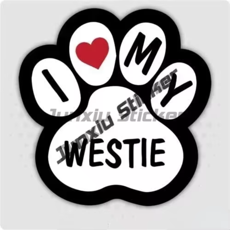 Westie-Aufkleber „I Love My We – Laptop Accessories Brand Bewertung und Preis